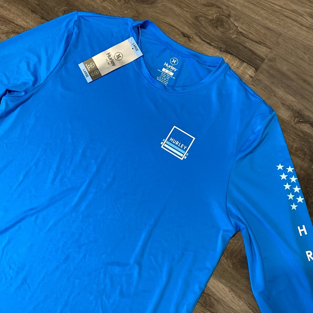 Hurley Men’s Long Sleeve Sun Shirt Large